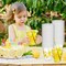 100 Pack Plastic Disposable Cups with Lids and Straws 12 oz Disposable Cups for Juice Water Coffee Summer Party Sports Party Supplies
